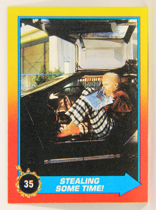 Back To The Future II 1989 Trading Card #35 Stealing Some Time L002731