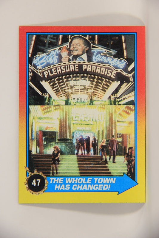 Back To The Future II 1989 Trading Card #47 The Whole Town Has Changed L002736