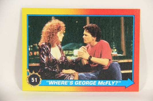 Back To The Future II 1989 Trading Card #51 Where's George McFly L002738