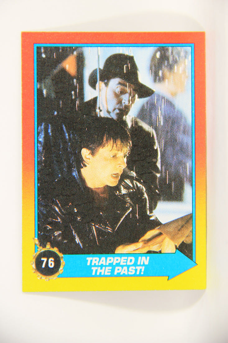 Back To The Future II 1989 Trading Card #76 Trapped In The Past L002754