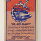 Back To The Future II 1989 Trading Card #78 No Not Again L002756