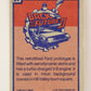 Back To The Future II 1989 Trading Card #84 Retrofitted Ford Prototype L002759