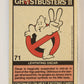 Ghostbusters II 1989 Trading Card #71 Levitating Oscar L002802