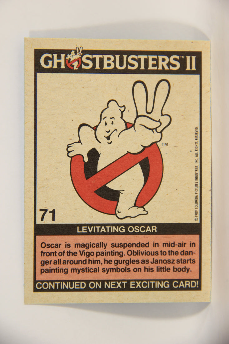 Ghostbusters II 1989 Trading Card #71 Levitating Oscar L002802