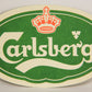 Carlsberg Beer Coaster Vintage Oval Denmark Copenhagen L003139