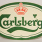 Carlsberg Beer Coaster Vintage Oval Denmark Copenhagen L003139