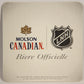 Molson Canadian Beer Coaster 2017 NHL Official Beer Canada Montreal FR L003148