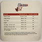 Molson Canadian 67 Beer Coaster Low Calorie Explained Beer Canada Mtl. FR L003149