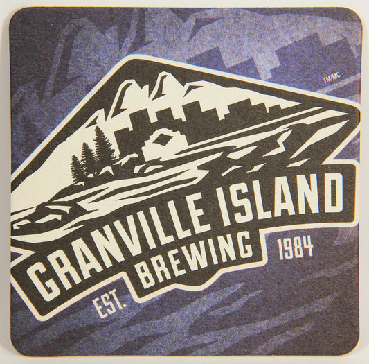 Granville Island Brewing Beer Coaster Canada British Columbia Vancouver ENG L003151