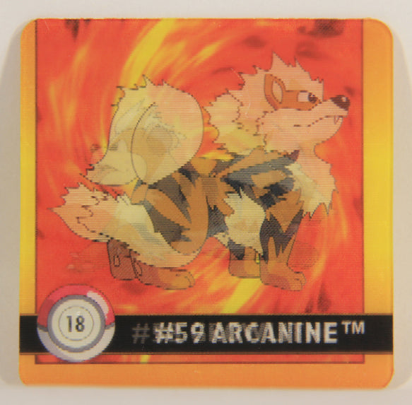 Pokémon Card Action Flipz 3D Premier Edition #18 Growlithe - Arcanine ENG L003172