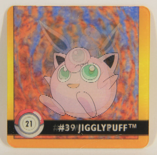 Pokémon Card Action Flipz 3D Premier Edition #21 Jigglypuff - Wigglytuff ENG L003175