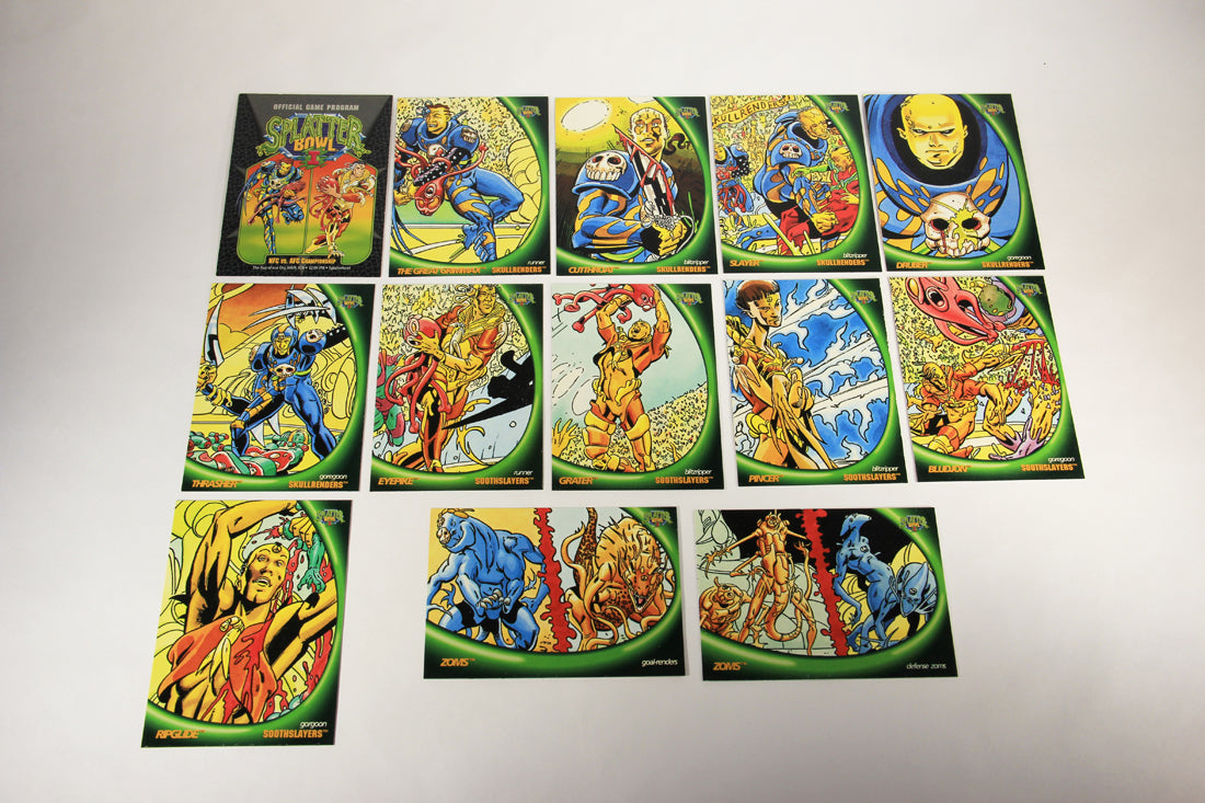 Splatter Bowl 1993 Serie 1 Preview Card Set Tin Box Limited Edition ENG L003818