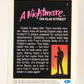 A Nightmare On Elm Street 1991 Trading Card #7 A Rubber Body Bag L004170