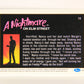 A Nightmare On Elm Street 1991 Trading Card #19 Through The Bed Sheets L004182