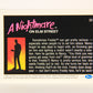 A Nightmare On Elm Street 1991 Trading Card #20 Freddy Gets Pretty Serious L004183