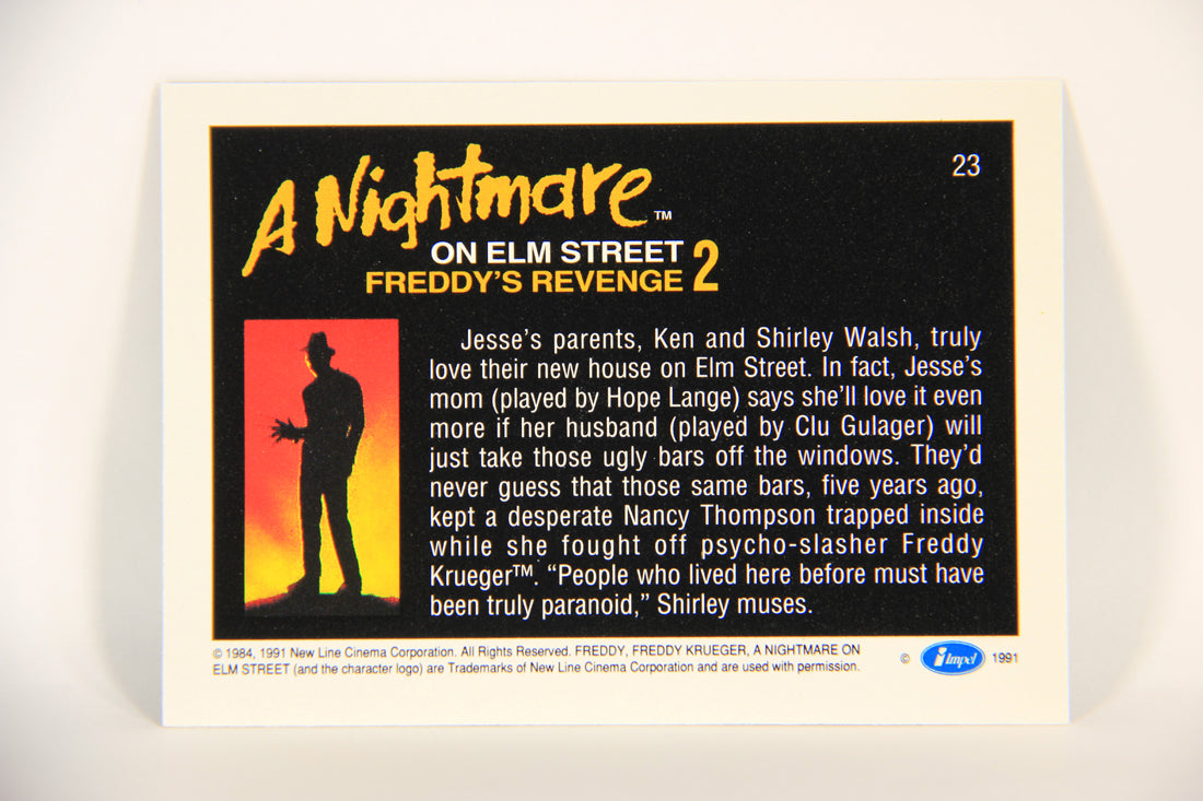 A Nightmare On Elm Street 1991 Trading Card #23 Jesse's Parents L004186