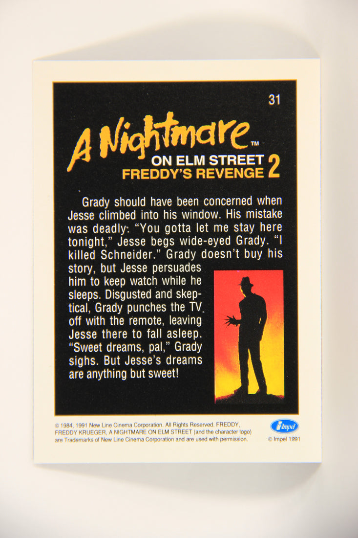 A Nightmare On Elm Street 1991 Trading Card #31 Robert Rusler As Ron Grady L004194