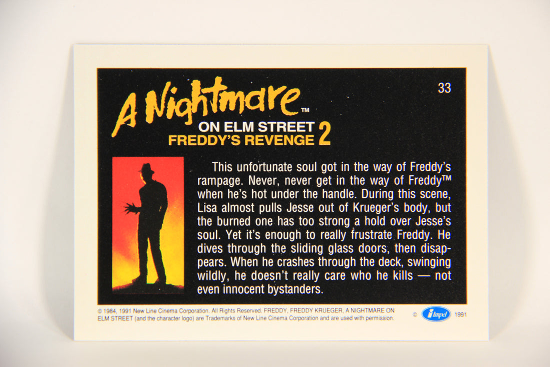 A Nightmare On Elm Street 1991 Trading Card #33 Unfortunate Soul L004196