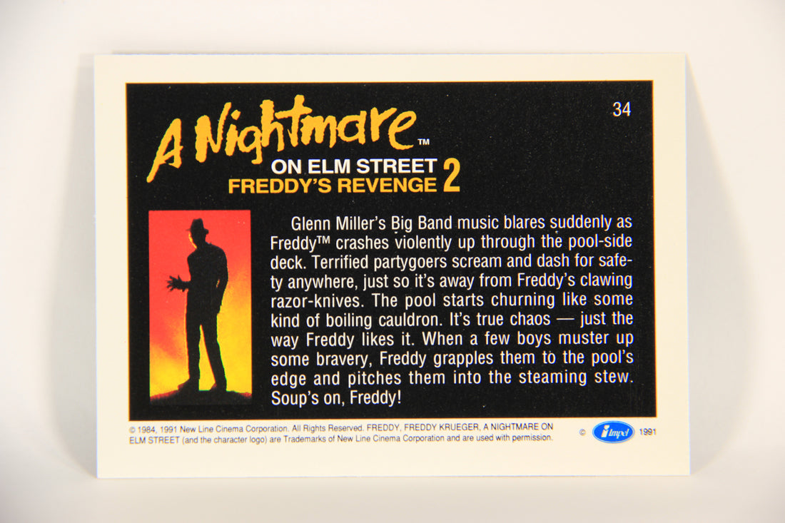 A Nightmare On Elm Street 1991 Trading Card #34 Soup's On Freddy L004197