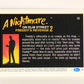 A Nightmare On Elm Street 1991 Trading Card #35 Freddy's Silhouette L004198