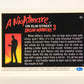 A Nightmare On Elm Street 1991 Trading Card #45 Cold-Blooded Freddy Snake L004208