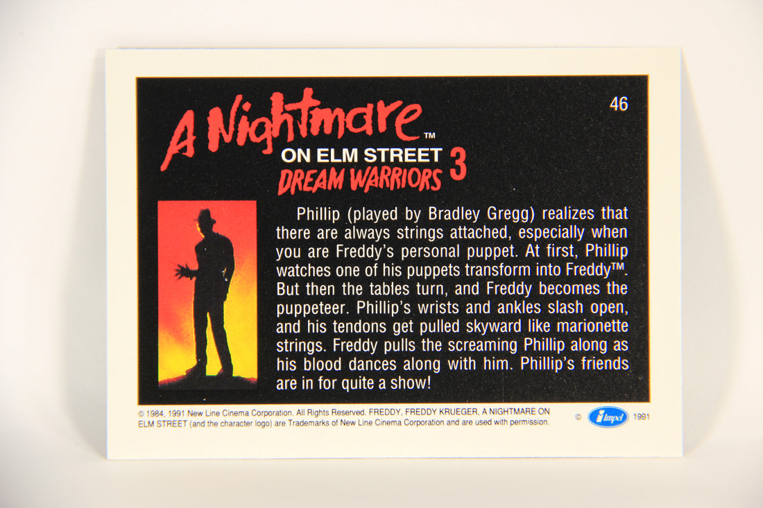 A Nightmare On Elm Street 1991 Trading Card #46 Bradley Gregg As Philip L004209