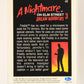 A Nightmare On Elm Street 1991 Trading Card #48 Jennifer's TV Debut L004211