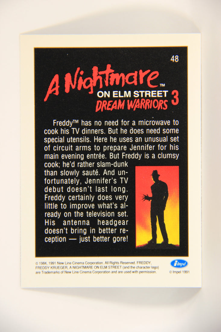 A Nightmare On Elm Street 1991 Trading Card #48 Jennifer's TV Debut L004211