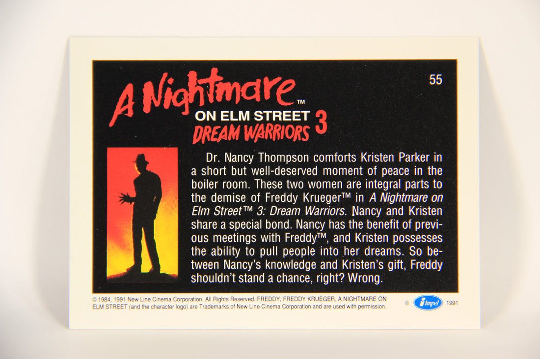 A Nightmare On Elm Street 1991 Trading Card #55 Nancy And Kristen Team Up L004218