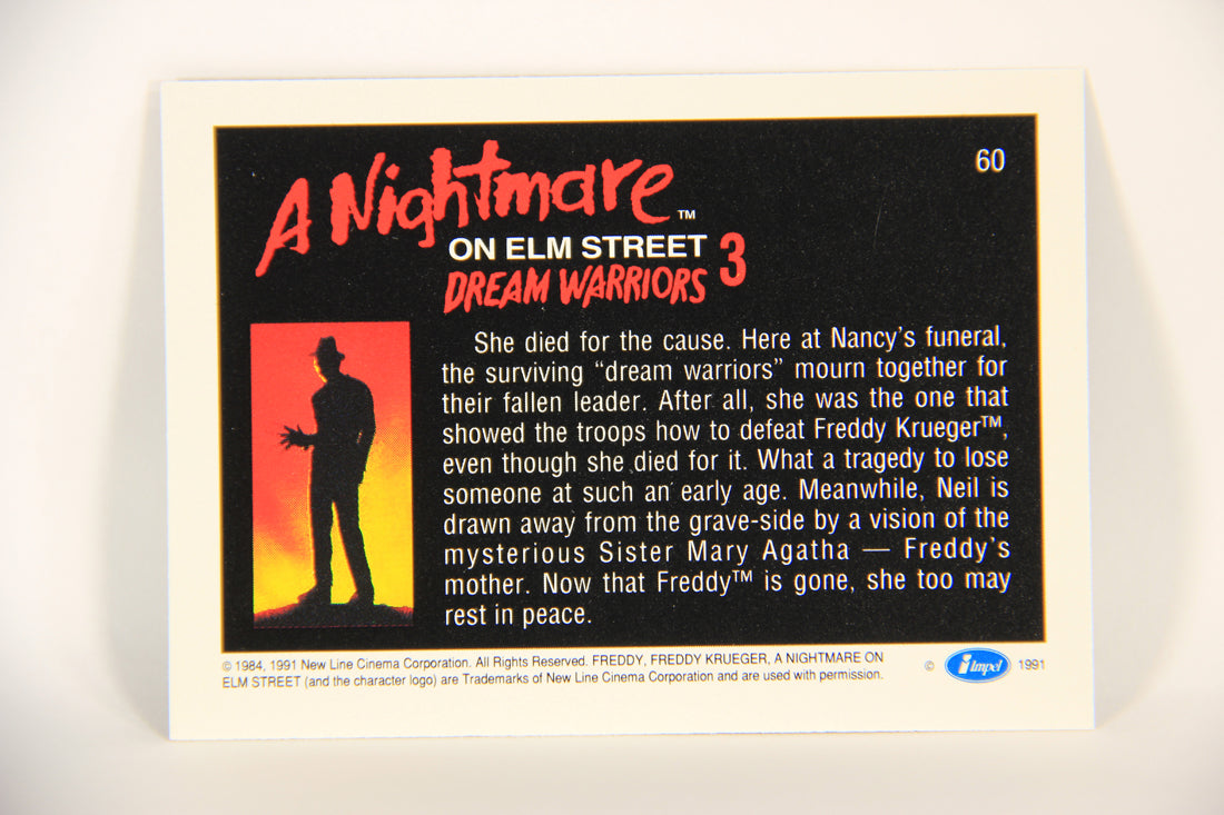 A Nightmare On Elm Street 1991 Trading Card #60 Nancy's Funeral L004223