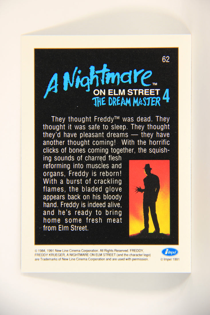 A Nightmare On Elm Street 1991 Trading Card #62 Freddy Is Alive L004225