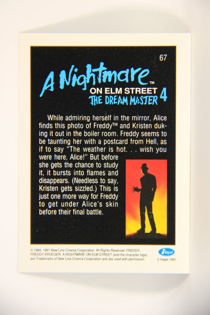 A Nightmare On Elm Street 1991 Trading Card #67 Into The Boiler Room L004230