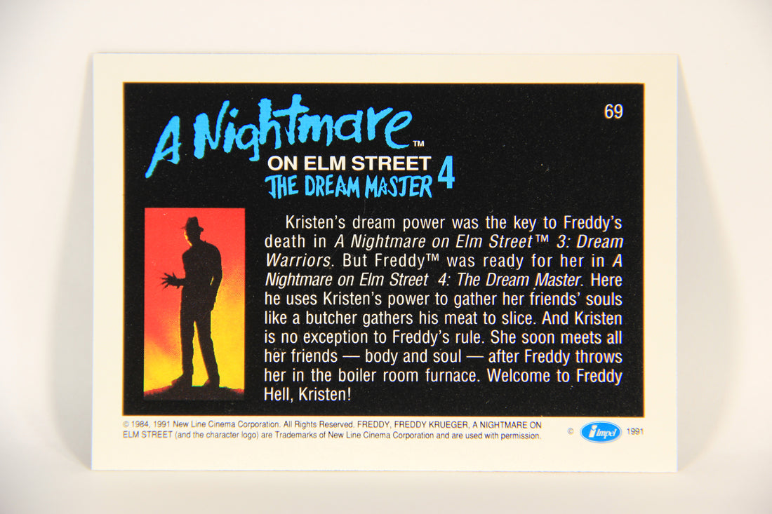 A Nightmare On Elm Street 1991 Trading Card #69 Welcome To Freddy Hell Kristen L004232