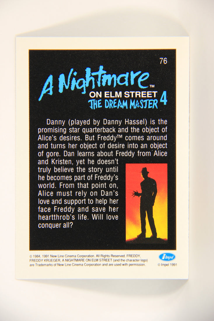 A Nightmare On Elm Street 1991 Trading Card #76 Danny Played By Danny Hassel L004239