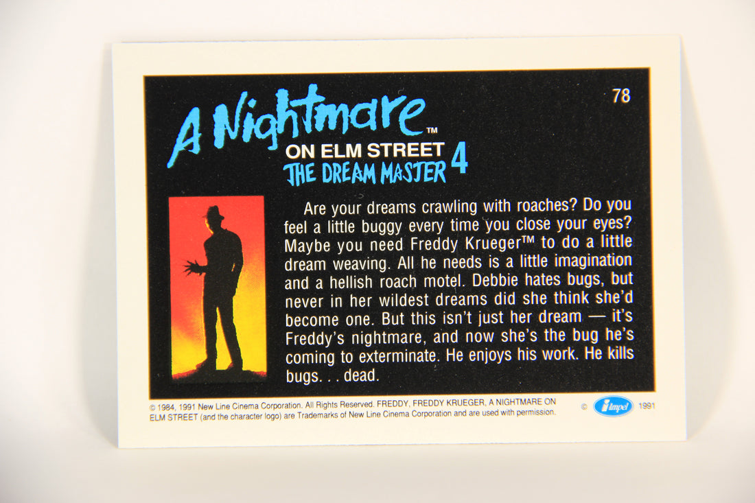 A Nightmare On Elm Street 1991 Trading Card #78 Debbie Become A Bug L004241