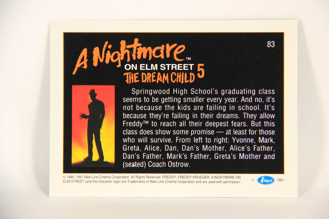 A Nightmare On Elm Street 1991 Trading Card #83 Springwood High School L004246