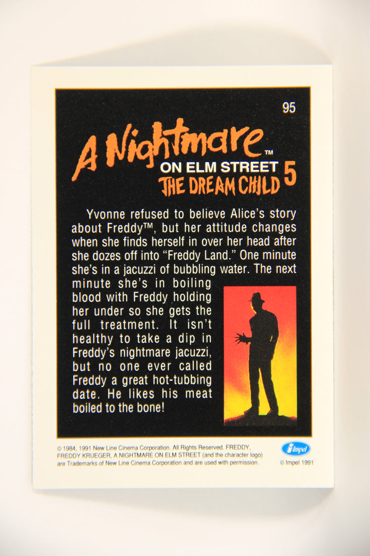A Nightmare On Elm Street 1991 Trading Card #95 Kelly Jo Minter As Yvonne L004258
