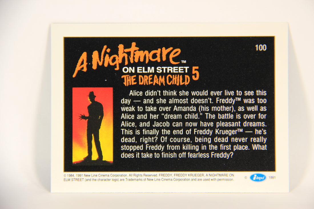 A Nightmare On Elm Street 1991 Trading Card #100 Dream Child L004263