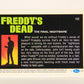 A Nightmare On Elm Street 1991 Trading Card #102 The Nightmare Bus L004265