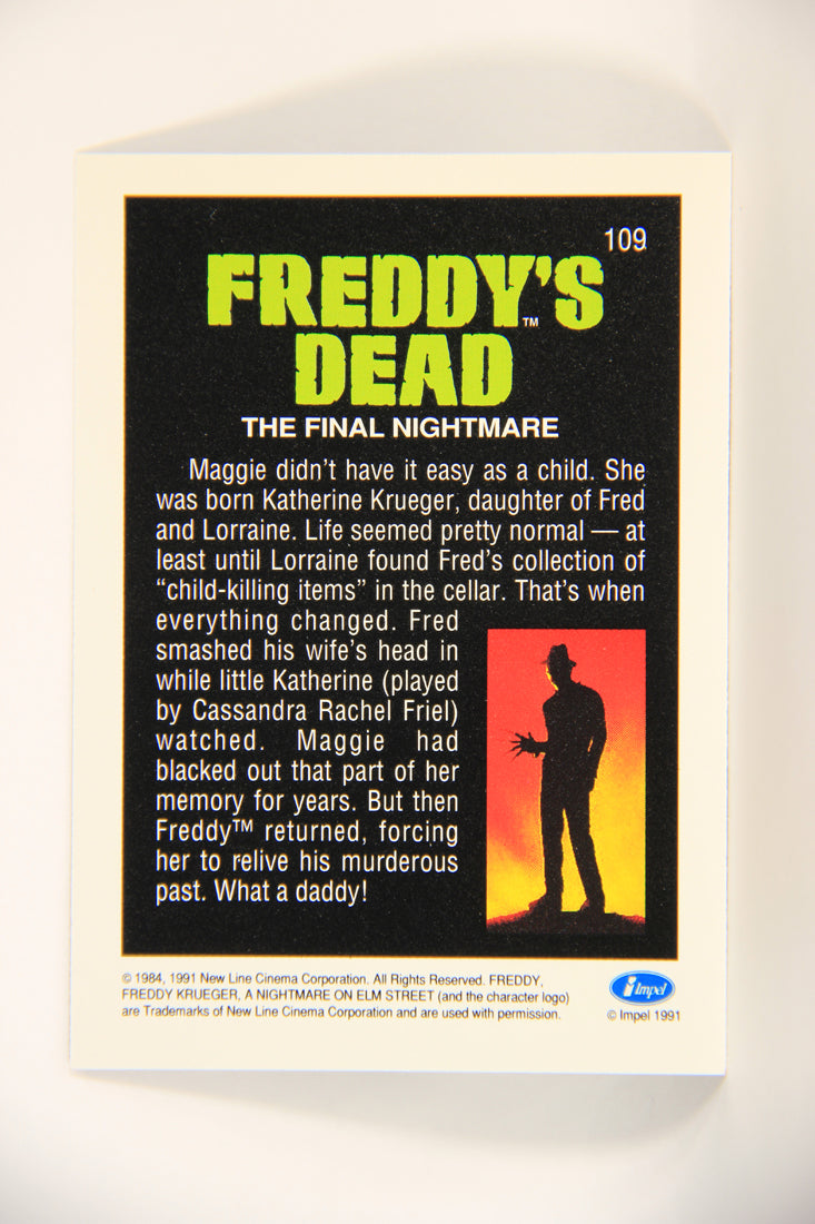 A Nightmare On Elm Street 1991 Trading Card #109 Freddy's Daughter L004272