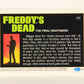 A Nightmare On Elm Street 1991 Trading Card #112 Dream Demon From Hell L004275