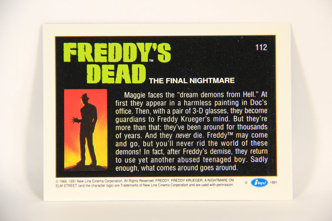 A Nightmare On Elm Street 1991 Trading Card #112 Dream Demon From Hell L004275