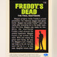 A Nightmare On Elm Street 1991 Trading Card #118 Infamous Dagger-Clad Glove L004281