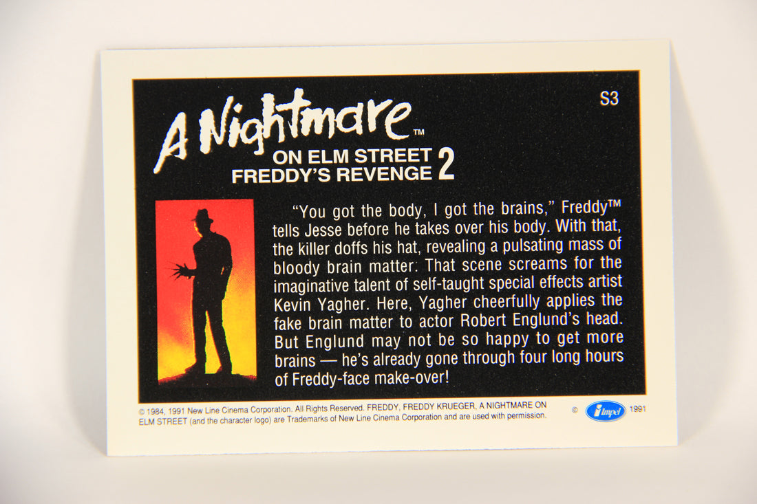 A Nightmare On Elm Street 1991 Trading Card #S3 SFX Makeup L004286