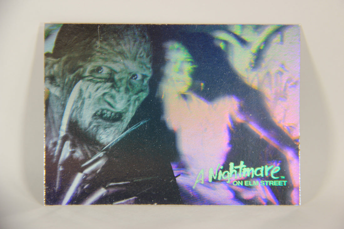 A Nightmare On Elm Street 1991 Freddy Vision Hologram Trading Card #H1 L004294