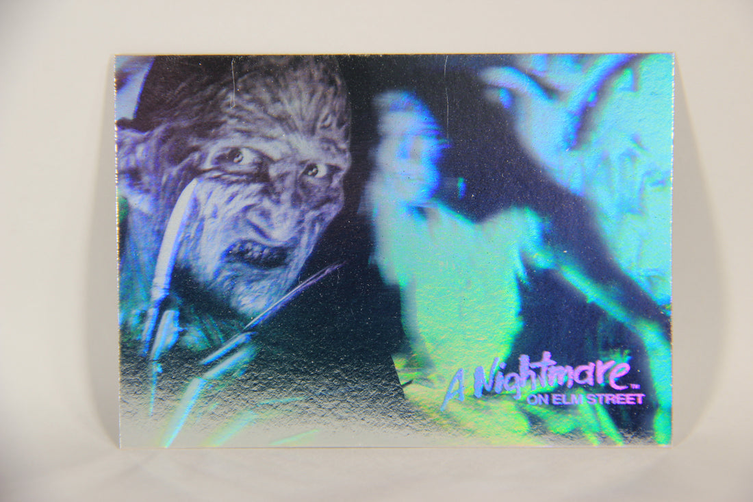 A Nightmare On Elm Street 1991 Freddy Vision Hologram Trading Card #H1 L004294