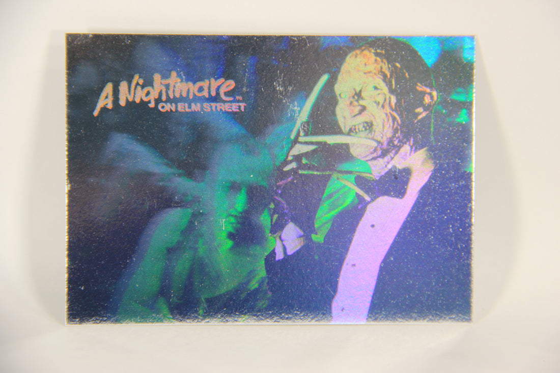 A Nightmare On Elm Street 1991 Freddy Vision Hologram Trading Card #H2 L004295