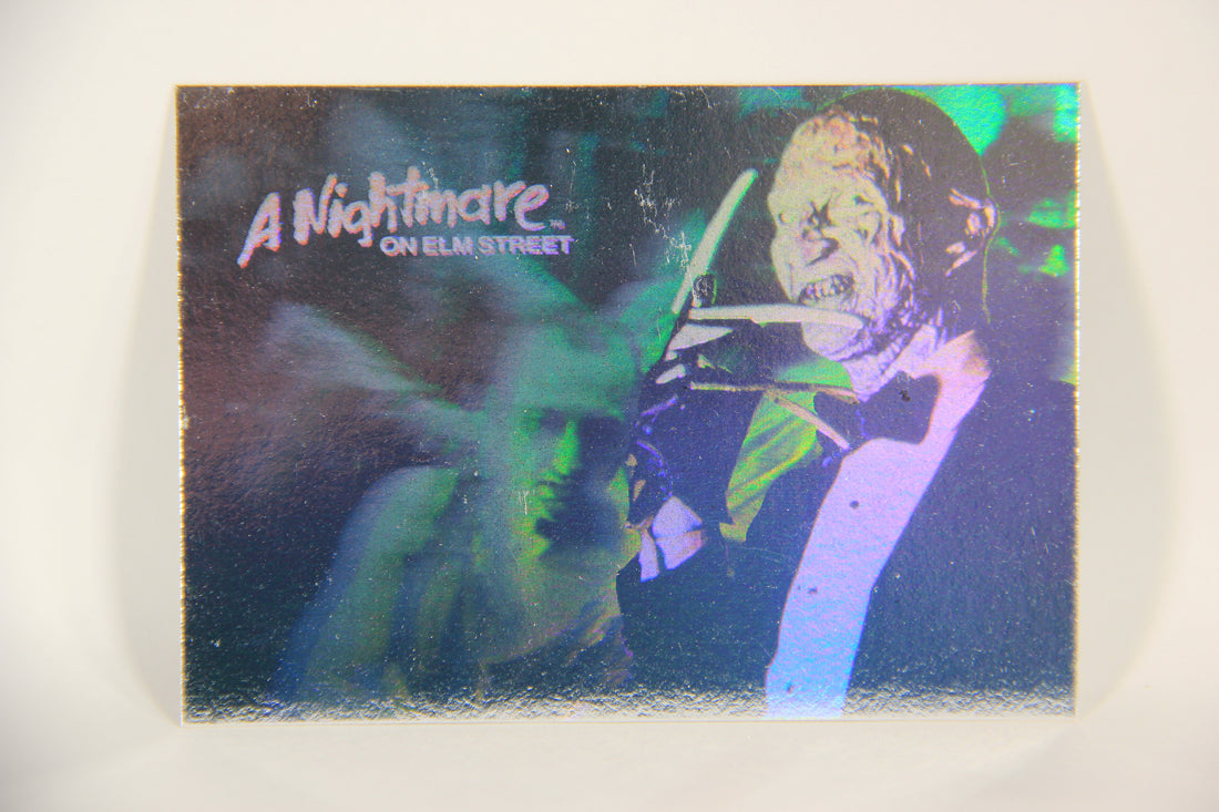 A Nightmare On Elm Street 1991 Freddy Vision Hologram Trading Card #H2 L004295