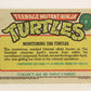 Teenage Mutant Ninja Turtles 1989 Trading Card #6 Monitoring The Turtles ENG L004592