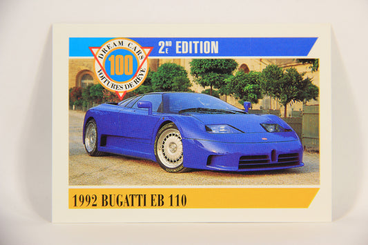 Dream Cars 2nd Edition 1992 Trading Card #14 - 1992 Bugatti EB 110 FR-ENG L004628